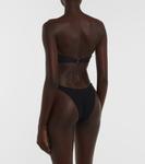 Плавки бикини с низкой посадкой и аппликацией в виде роз Same, черный - фото 3