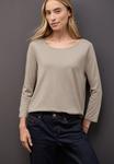 Топ Street One Long sleeved top, Beige - фото 3