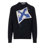 Свитер arrows intarsia wool jumper Off-White, черный - фото