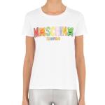 Футболка женская белая MOSCHINO - фото 5