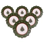 Тарелка Villeroy & Boch зеленый диаметр: 24,5 см - фото