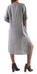 Льняное платье миди Matera серого цвета Gigi Moda, серый - фото 2