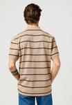 Рубашка поло SHORT SLEEVE STRIPE Wrangler, бежевый - фото 3