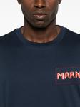 Футболка с логотипом Marni, синий - фото 4
