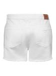 Джинсовые шорты ONLY Regular Jeans Pacy, белый - фото 3