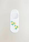 Носки Next 4 PACK ., White Lemon Print/White - фото 4