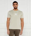 Футболка Boss Orange Te Spiderbat Regular Fit, бежевый - фото