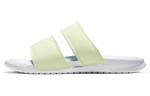 Шлепанцы и сланцы Nike Benassi Duo Ultra Slide White/Yellow Women's - фото