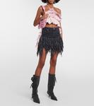 Джинсовые сапоги jeanne до колена Blumarine, синий - фото 2