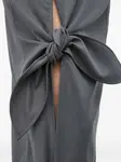 Платье миди с завязками Remain, серый - фото 5