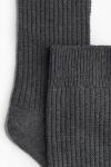 Носки с вафельной структурой H&M, серый - фото 2