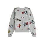 Детский свитшот Pre-school KITH, серый - фото 3