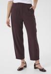 Брюки Kaffe KAMERLE CROPPED, Fudge/Bordeaux - фото