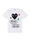 Футболка Comme des Garçons Shirt, белый - фото