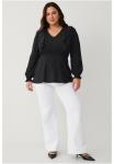 Блуза MIT RÜSCHEN Ellos Plus collection, черный - фото 2