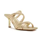 Кожаные босоножки Corrine на шпильке Michael Kors, золотой - фото