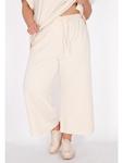 Тканевые брюки Usha Plus Size Pants, бежевый - фото 3