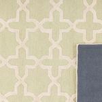 SAFAVIEH, 77 x 366 см, Ковер-дорожка ручной работы из премиальной шерсти, марокканский, цвет light green / ivory - фото 3