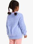 Детский пушистый джемпер Lindex, Light Blue - фото 2