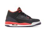 Кроссовки Air Jordan 3 Retro GS 'Crimson', черный - фото