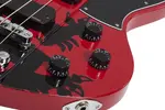 Бас-гитара Schecter Simon Gallup Ultra Electric 2023, красная - фото 5