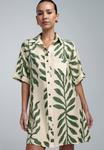Платье-рубашка NESSA ST MRLO, зеленый - фото
