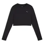 Лонгслив Puma Pwrshape Cropped, черный - фото