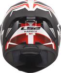 Шлем LS2 ff820 rapid iii xtrem, White/Black/Red - фото 4