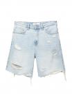 Джинсовые шорты BERMUDA PULL&BEAR, цвет Light-Blue Denim - фото 6