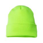 Шапка-бини Yp Classics с манжетами YP Classics, цвет Safety Green - фото