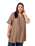 Туника Zizzi POLLY, коричневый - фото 3