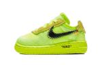 Кроссовки Nike Air Force 1 Low Off-White Volt TD - фото