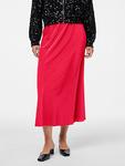 Юбка длиной до колена Pieces, красный - фото 4