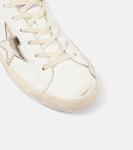 Кожаные кроссовки Super Star Golden Goose, White/Platinum/Grey - фото 5