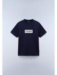 Футболка S-Box Logo Ss синего цвета Napapijri - фото
