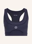 Спортивный бюстгальтер s3 elite bra Skins, синий - фото