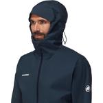 Мужской походный дождевик Mammut, темно-синий - фото 4