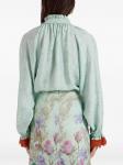 Блузка Cerere La DoubleJ, зеленый - фото 3