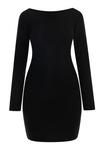 Платье myMo at night Strick Langarm Mini, черный - фото
