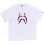 Футболка Bape Shark Japan A BATHING APE, белый - фото