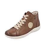 Ботильоны на шнуровке REMONTE D1E71, коричневый - фото