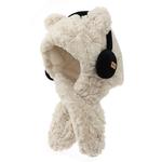 Cute Bear Headphones Cover Doll Products Brangdy, Ecru - фото