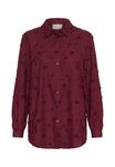Блуза Cream Button-down blouse, Dark Red - фото 7