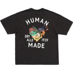 Футболка с принтом HUMAN MADE, черная - фото