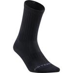 Носки до середины икры Унисекс 3 пары Черные DECATHLON - фото 4