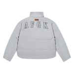 Пуховик унисекс AFGK, экрю - фото 6