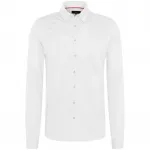 Деловая рубашка Cinque "CIRONI", качество стрейч-пике, белый - фото 5