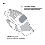 Защитные перчатки Rebelhorn Gap III, желтый - фото 5