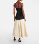 Топ-бюстье с эффектом поношенности Entire Studios, Black - фото 3