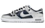 Кроссовки Nike Dunk Skateboard Shoes Men Low-Top Black/Gray White - фото 2